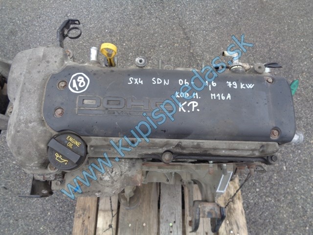 motor na suzuki sx4 1,6 16V, M16A  138000km